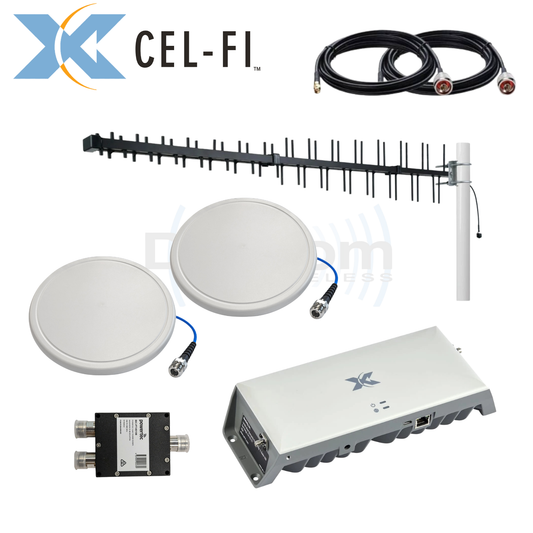 Cel-Fi GO G41 Smart Signal Repeater | Home & Office PREMIUM Kit