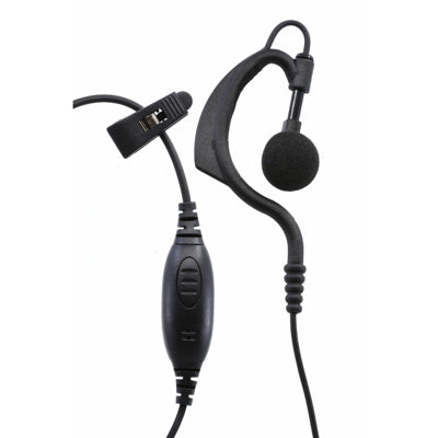 Flexi Earhook Earpiece 1 Wire - Icom, Icom 2 Pin Series