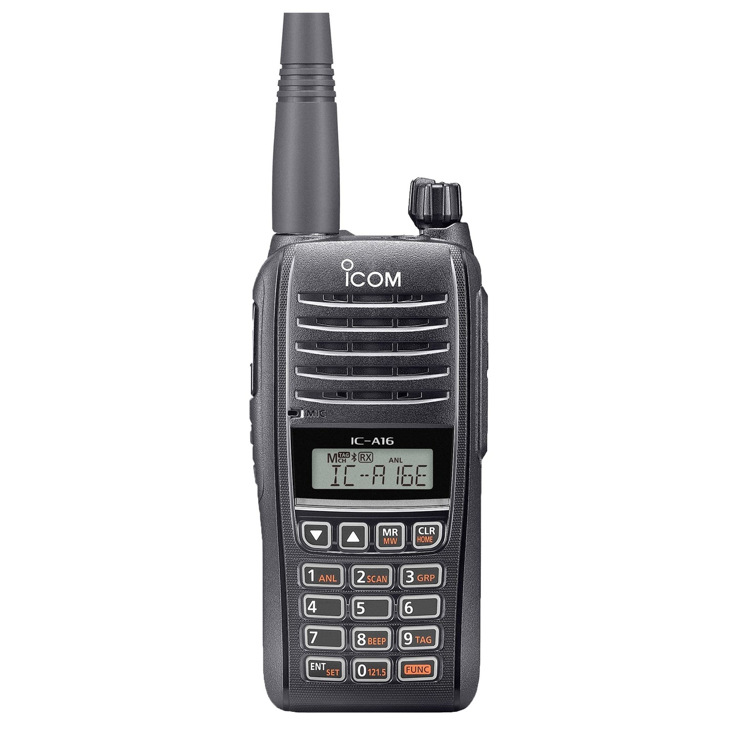 IC-A16E, NON-BT | 6 Watt (PEP), Handheld VHF Airband Transceiver (NON-BLUETOOTH)