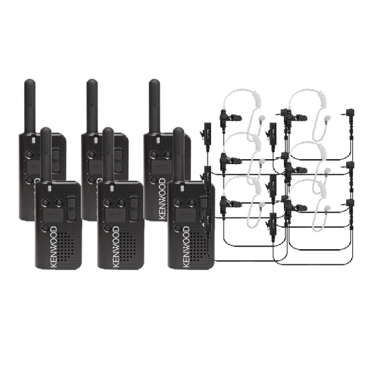 Kenwood PKT23 UHF 1.5 Watt CB Radio 6 Pack - Retail & Hospitality