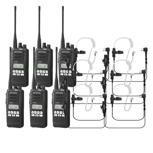 Kenwood TK3710 UHF 5 Watt CB Radio 6 Pack - Retail & Security