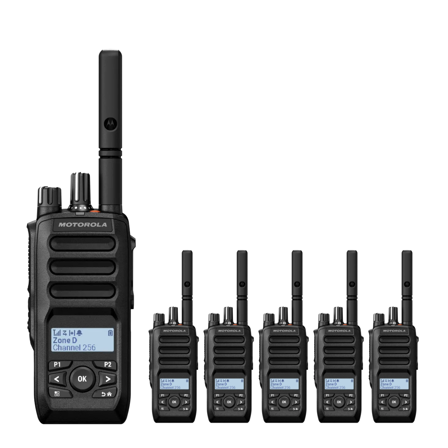 MOTOTRBO R5 6 Pack | UHF Digital Display Portable Two-Way Radio (MDH07RDH9VA1AN-AU)