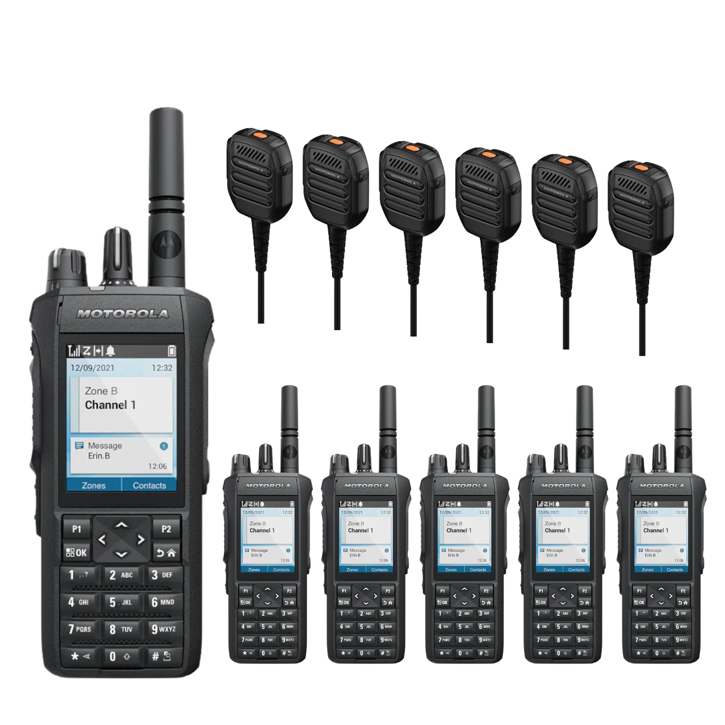 Motorola R7 6 Pack | Digital UHF Full Keypad Display GNSS Premium (MDH06RDN9XA2AN-AU)