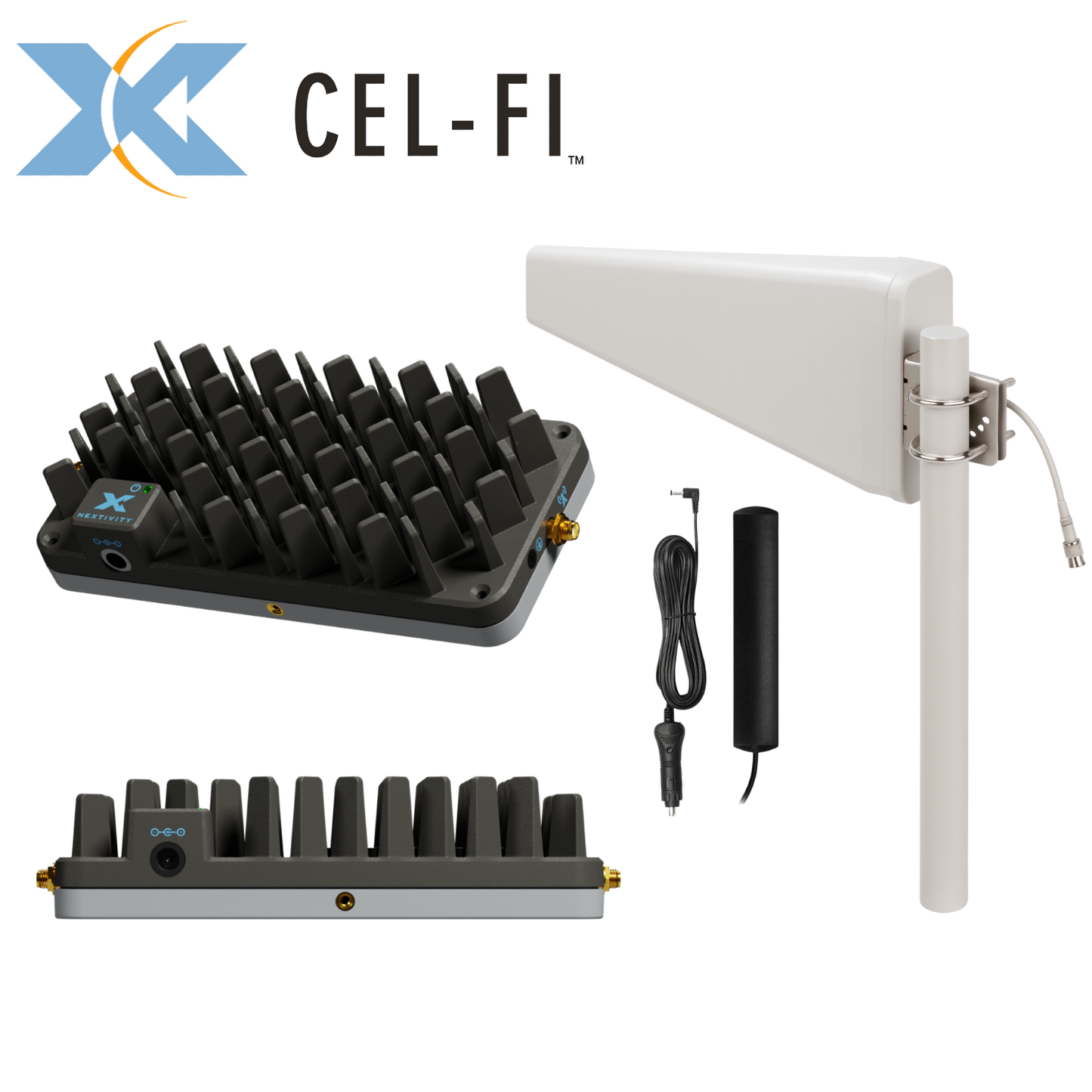 R41 ROAM CEL-FI GO 5G 4G Mobile Cellular Phone Booster with 11dBi Antenna