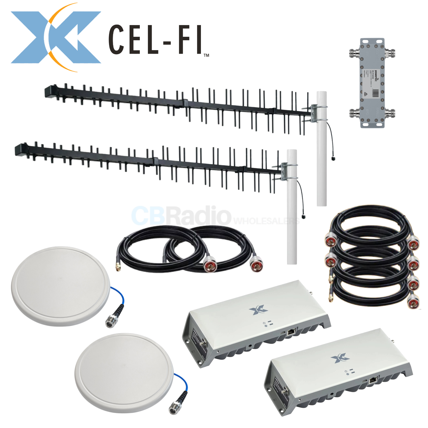 Cel-Fi GO G41 Smart Signal Repeater | Home & Office DELUXE Kit