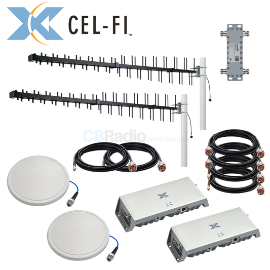 Cel-Fi GO G41 Smart Signal Repeater | Home & Office DELUXE Kit