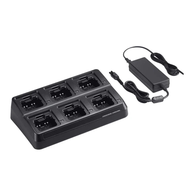 Kenwood TK3710 UHF 5 Watt CB Radio | 6 Pack Premium (Multi-Unit Charger)