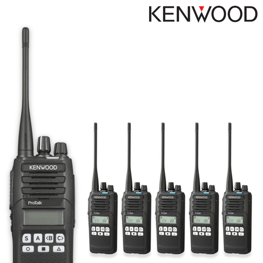 Kenwood TK3710 UHF 5 Watt CB Radio | 6 Pack Basic